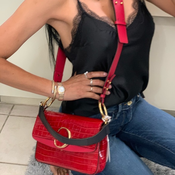 Chloé C bag Embossed ( medium) - Picture 9 of 16